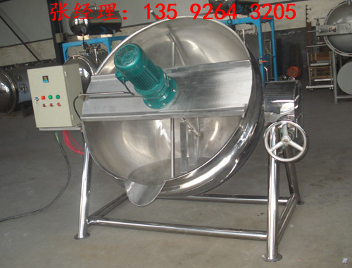 不銹鋼可傾式夾層鍋設備 電加熱304夾層鍋